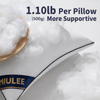 MIULEE 12x20 Pillow Inserts Set of 4 Throw Pillows Premium Down Alternative Pillow Inserts Rectangle Decorative Pillow Stuffer for Sofa, Couch (12x20 inch, Set of 4)
