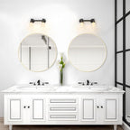 WallBeyond 24 inch Round Mirror Gold Circle Wall Mirror for Bathroom with Metal Framed, Round Wall Mirror for Wall Decor, Vanity, Entryway Living Room