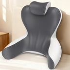 Reading Pillow for Sitting in Bed, 22”H Back Pillow for Sitting Up,Lumbar Rest & Neck Support Bed Pillows,Backrest Bed Chair with Arms for Reclining,Gaming,Resting,Watching TV in Couch or Floor