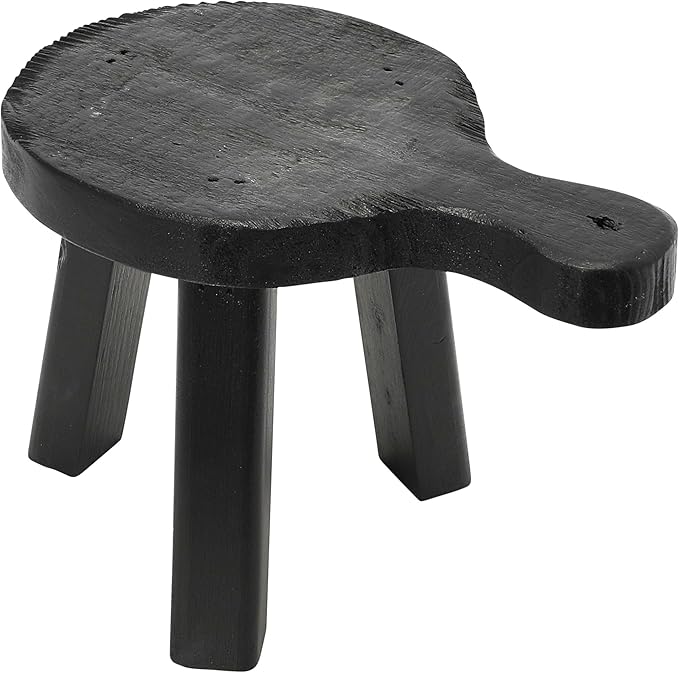 Creative Co-Op Decorative Wood Pedestal, Black