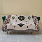 Hopstar Aztec Throw Blanket Navajo Indian Blankets and Throws Boho Western Decor Couch Cover Blanket for Bed Sofa Living Room Beach Travel 51"x63"