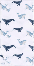 Gerber Unisex Baby 100% Cotton Flannel Receiving Blankets 30x30 Inches (Pack of 4), Coastal Calm, One Size