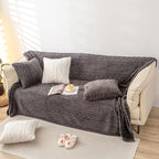 YUSOKI Sherpa Large Throw Blanket Single Layer,Light Weight(1.7lb),370GMS-3D Stylish Design for Gift Home Decor (Morel,50"x65")