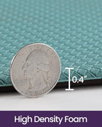 DEXI Kitchen Floor Mats Cushioned Anti Fatigue,17x79,Long Standing Runner Rug Waterproof, Comfort Memory Foam Padded for Front Sink Laundry, Turquoise