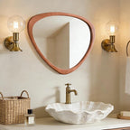 WallBeyond Asymmetrical Mirror, Irregular Wall Mirror for Bathroom, Wall Mirrors Decorative for Bedroom Living Room Entryway Hall, Unique Wall Mirror 25" x 20"
