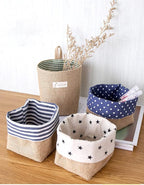 4 Pack Hanging Basket for Door,Small Wall Basket Decor,Jute Hanging Wall Storage,Wall Baskets for Plants,Boho Camper Decor Storage for Key, Sunglasses, Wallet on Door,with Mounting Hook