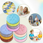 12 Pcs 16 Inch Floor Pillows Cushions for Kids, Toddlers, Adults - Flexible Seating Pillows for Classroom, Home, School - Reading, Playing Chair Cushions (12 Colors)