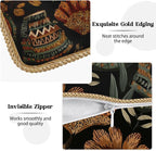 KSLIDS Boho Flower Soft Velvet Throw Pillow Covers Set of 2 Modern Abstract Retro Bohemian Flower Decorative Pillow Covers 18x18 Inch Mid Century Tropical Leaves Pillow Case for Sofa Couch Home Decor