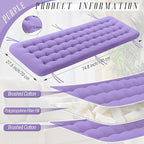 Long Floor Cushion Large Floor Cushion with Brushed Cotton 74.8 x 27.5 x 3.15 in Jumbo Lounger Pillow for Outdoor Indoor Bay Window Meditation Yoga Reading Sleeping(1 Pc,Purple)