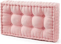 DormCo Rainha - Ultra Thick Tufted Floor Pillow - Peachy Pink