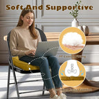 2 Pack Chair Pads with Ties Soft Velvet Seat Cushions Kitchen Dining Car Seat Floor Pillows Square Tatami Meditation Pad, Pink, 15.7x15.7x2.4