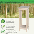 International Concepts Mission Plant Stand, 30-Inch High, Solid Parawood, Unfinished