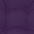 QILLOWAY Outdoor Seat/Back Chair Cushion Tufted Pillow, Spring/Summer Seasonal Replacement Cushions - Set of 2 (Purple)