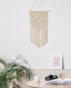 Winterdemoon Handmade Cotton Home Decor Macrame Wall Hanging