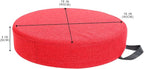 6 Pcs Flexible Floor Cushion for Classroom, Floor Cushions Easy to Clean and Carry,16''x16''x2'' Soft Cushion for Learning Sitting Daycare School Chair Yoga and Meditation (Linen)