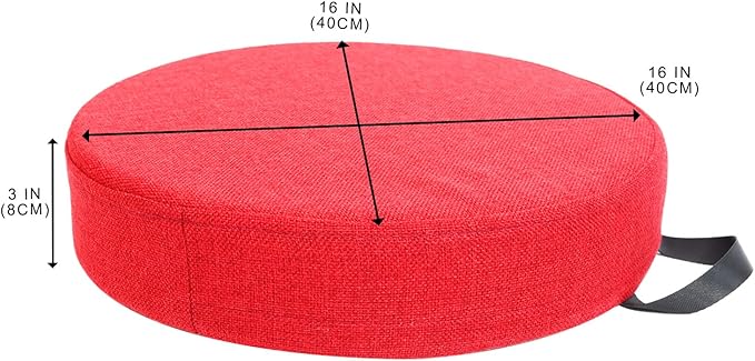 6 Pcs Flexible Floor Cushion for Classroom, Floor Cushions Easy to Clean and Carry,16''x16''x2'' Soft Cushion for Learning Sitting Daycare School Chair Yoga and Meditation (Linen)