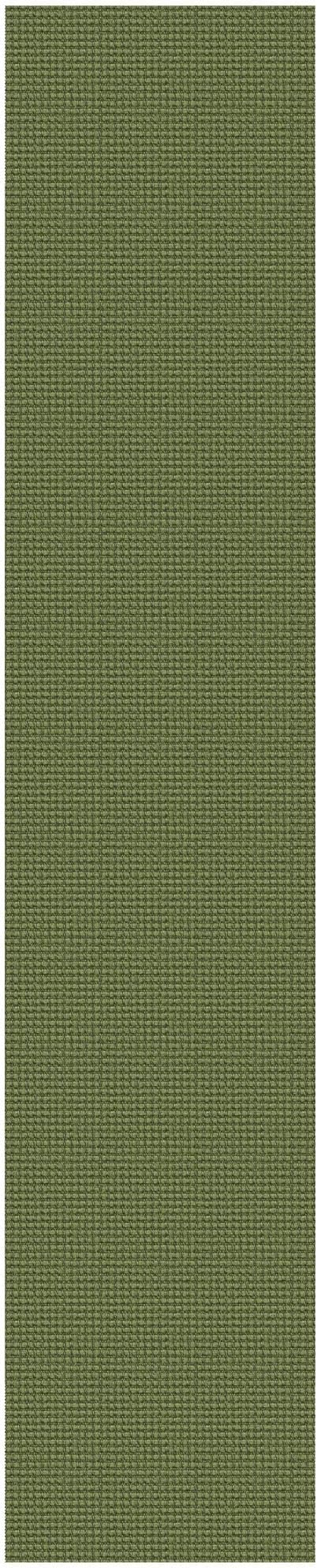 EARTHALL Woven Runner Rug 2x12 Ft Washable Runners for Hallways Extra Long Cotton Non Slip Rubber Backed Kitchen Runner Braided Indoor Floor Carpet for Entryway, Hall, Kitchen, Green