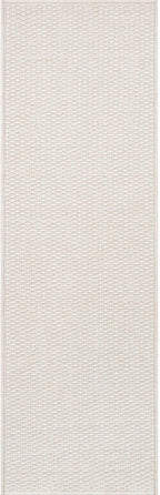 Easy Jute Runner Rug 2x7 Indoor Outdoor Natural Rugs Solid Fiber Rug Woven Area Rug Boho Easy Clean Inside Carpet for Living Room Bedroom Dining Room Hallway or Outdoor Patio Porch (2 X 7 Bone)