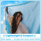 Oversized Turkish Beach Towel Blanket XXL Cotton Sandproof Towels Boho Woven Extra Large Big Sand Free Giant Throw Blankets Huge Quilt XL Picnic Camping Necessities Cloud For Adult Gifts Blue
