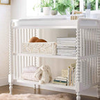 ANMINY 3PCS Macrame Storage Baskets for Organizing Boho Decor Baskets Storage Bins with Wood Handles Handmade Decorative Storage Boxes Desk Toilet Tank Bathroom Self Basket Organizer - Leaves w/Beads