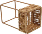 Cabilock Rattan Planters Boho Style Plant Stands Decorative Flower Pot Display Wicker Plant Shelf Indoor Outdoor Home Decor
