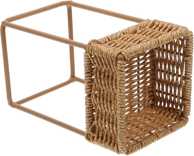 Cabilock Rattan Planters Boho Style Plant Stands Decorative Flower Pot Display Wicker Plant Shelf Indoor Outdoor Home Decor