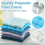 Buryeah 12 Pcs Square Floor Cushions for Classroom 15.7" Floor Pillow for Kids Colorful Meditation Cushion Flexible Seating Floor Cushions Sitting Pillows for Adults Home Chair Yoga Living Room