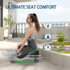 Seat Cushion for Office Chairs - Cross Legged Yoga Meditation Cushion Floor Pillows Yoga Enthusiasts Chair Cushion for Adults Long Sitting, Detachable of 2 PCS