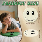3PCS Floor Cushions for Classroom 16 Inch Smiley Face Floor Pillows Round Throw Pillows Face Emoticon Seat Cushion Cute Plush Pillow Chair Pads for Couch Bed Sofa Home Bedroom Dorm Decorations
