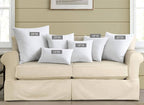 puredown® Lumbar Pillow Inserts 12 x 20 (Pack of 2, White), Filled with Feather and Down, Decorative Pillows for Couch, Home Decor