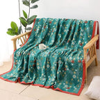 100% Cotton Throw Blankets 60"x80", Versatile Sea World Boho Blankets for All Season,Sofa Couch Beding Livning Throw Blankets Soft Cozy Farmhouse Musin Blanktes Best Gifts for Women