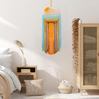 Dream Catcher Macrame Wall Hanging Large Boho Dreamcatchers Hand Woven Sunrise Wall Art Tapestry Colorful Room Decor for Bedroom Living Room Nursery Christmas Thanksgiving