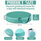 Riakrum 6 Pcs 15" Floor Cushions Classroom Flexible Seating for Kids Round 2'' Extra Thick Seat Cushion for Home School Classroom Elementary Daycare Nursery Preschool Kindergarten (Pastel Color)