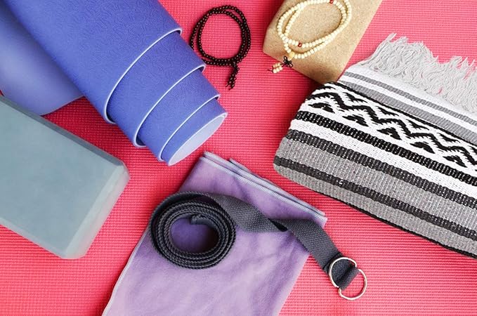 Americanflat 50x70 Authentic Mexican Throw Blanket - Falsa Blanket - Soft Cotton Throw Blankets for Indoor or Outdoor - Use for Yoga, Meditation, or Beach - Grey Stripes