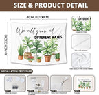 XLDLIOO Mental Health Plant Wall Tapestry, Inspirational Wall Tapestry Hanging for Classroom, We All Grow at Different Rates Tapestries Decor Art for Therapy Counselor Office 40x30in