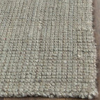 SAFAVIEH Natural Fiber Collection Runner Rug - 2'3" x 7', Green & Grey, Handmade Farmhouse Jute, Ideal for High Traffic Areas in Living Room, Bedroom (NF730B)