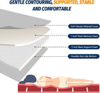 CYMULA Memory Foam Camping Mattress Pad, CertiPUR-US Sleeping Mat, Portable Roll Up Mattress for Adults, Camping Bed Pads for Sleepover, Car Bed with Travel Bag
