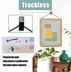 30 PCS Picture Hanging Nails Hooks, Push Pins Thumbtacks for Wall, Wall Hooks Picture Hangers, Renter Freindly Decor Small Nails for Hanging Pictures Tapestry Frame Art