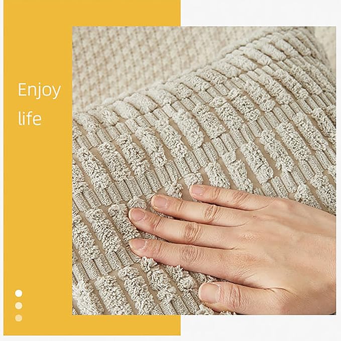 4 Pack Black Corduroy Decorative Boho Couch Throw Pillow Covers 18x18 Inch for Sofa Living Room Bedroom Home Decor