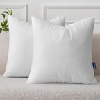 MIULEE Set of 2 Throw Pillow Inserts 16x16 Inches, Nowoven Decorative Pillow Inserts for Living Room