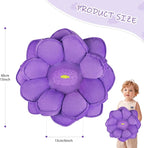 Lotus Flower Floor Pillows, Large Cushion Inspired by Lotus Flower Design, Decorative Seating for Living Room, Bedroom, and Lounge, Soft Washable Floor Cushion for Relaxation, and Family Activities