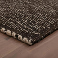 Brown Jute & Cotton Braided Rug Rectangle 2' x 3' – Reversible Soft Accent Rug for Entryway, Kitchen, Bathroom