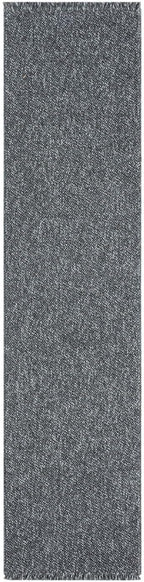 LUXE WEAVERS Solid Machine Woven Smoke 2x8 Area Rug, Indoor Stain-Resistant Carpet