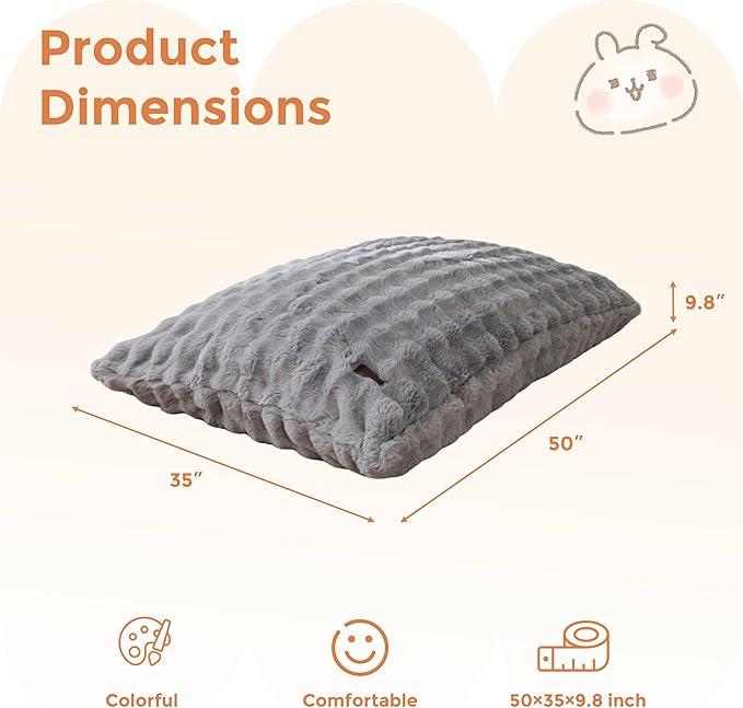 MAXYOYO 3 in 1 Kids Bean Bag Chair Bed, Child Floor Sofa for Gaming, Reading, Convertible Bean Bag Floor Cushion with Machine Washable Cover for Living Room Bedroom, Grey