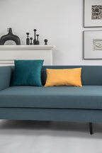 Lumbar Pillow Covers 12x20 Mustard Yellow: Pack of 2 Cozy Soft Velvet Rectangular Modern Luxury Decorative Throw Pillow Cases for Sofa Couch Living Room Bed Home Decor