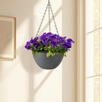 10 Inch Self Watering Hanging Planter for Indoor Outdoor Plants,Self Watering Pots for Indoor Plants,Hanging Pots,Convenient to Maintain,Improved Plant Health