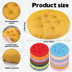 16 Pcs 16 Inch Round Floor Pillows Round Floor Cushions for Kids and Toddlers Flexible Seating Pillows Chair Floor Cushion Reading Cushion for Classroom Home School Playing Supplies(16 Colors)