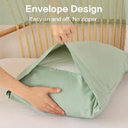 ROSGONIA Oversized Queen Comforter Sage Green, 3pcs (1 Green Comforter & 2 Pillowcases) Lightweight Oversized Queen Comforter Sets Bedding Blanket Quilts