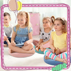 Juexica 4 Pcs Extra Thick Flexible Seating Floor Cushions Assorted Colored Pillow Floor Cushions for Classroom Soft Flexible Seating for Kids Learning Sitting Daycare School Chair (Mixed Colors)