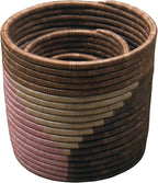 African Planter Baskets Sets of 3 Woven Sisal Baskets for Indoor Plant Pots Covers Home Decor Storage Organizer Gifts Zen Designs Arts and Crafts (Ocre, Tan, Pink)